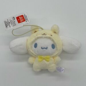 Cinnamoroll Sanrio Fuwa Fuwa Latte Bunny Mascot Yellow Small Plushie